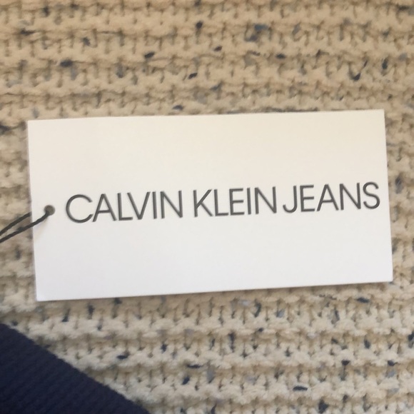 Navy blue, Waffle weave textured, Calvin Klein top, New with tags - Picture 4 of 4